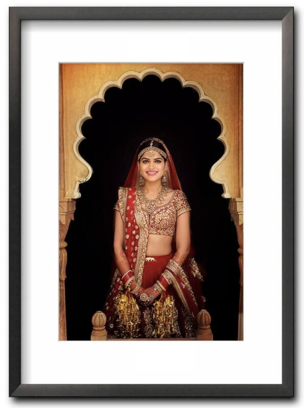 fine art print of a beautiful Indian bride